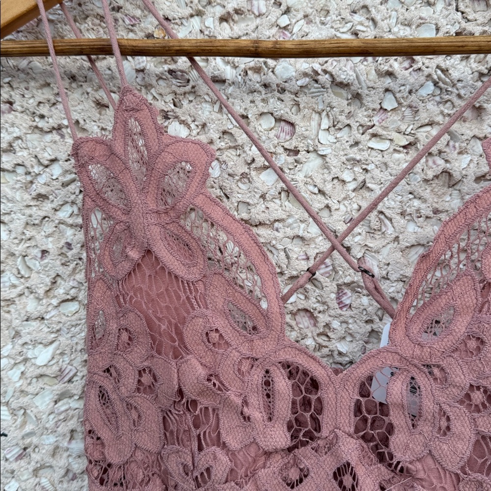❣️HOST PICK❣️ Free People Adella Slip Dress in Dusty Rose NWT - Picture 2 of 12